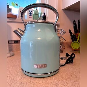 Haden Electric Kettle 1.7L Turquoise Blue